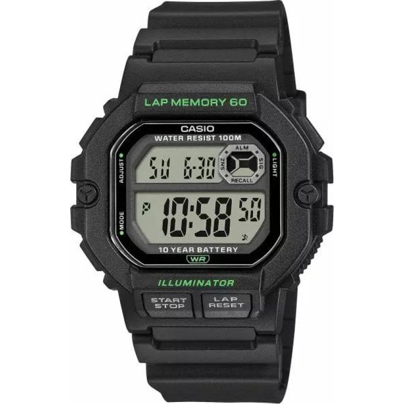 Casio Zegarek Casio Zegarek męski Casio WS-1400H-1AVEF