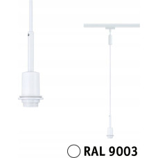 Paulmann Oprawa zwieszana na szynoprzewód URail DECO SYSEMS DIM E14 max.20W 230V biały RAL9003 / metal