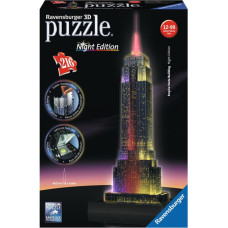 Ravensburger 3D Puzzle: Empire State Building With Lights (216pcs) (12566)