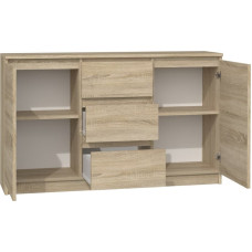 Top E Shop Topeshop KOMODA 2D3S DĄB SONOMA chest of drawers