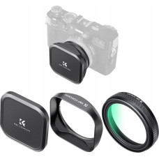 K&F Zestaw 3w1 Filtr UV Nano-X Dekielek Osłona K&F do FujiFilm X100 X100S X100V / SKU:2335