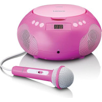 Trevi New! Lenco CD player with bluetooth and microphone pink SCD-625PK