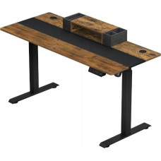 Songmics Biurko Songmics Biurko Elektryczne Z Regulacją Wysokości, 60 X 140 X (72-120) Cm, W Pełni Regulowane, Płyta Łączona, Funkcja Pamięci Z 4 Wysokoś