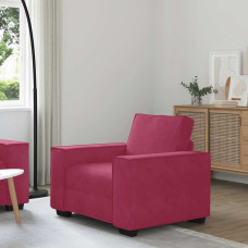 Vidaxl Sofa Fotel Wino Czerwone 60 cm Aksamit Lumarko!