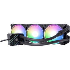 Alphacool Eisbaer Pro Aurora 360 Processor All-in-one liquid cooler 12 cm Black, White 1 pc(s)
