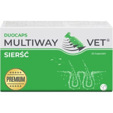 Jm Sante Multiway Vet Duocaps - twist-off capsules for coat and skin for dogs and cats – 60 pcs