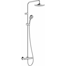 Hansgrohe Termostatinė dušo sistema Hansgrohe Vernis Blend 200 1jet EcoSmart, 26089000, chromo