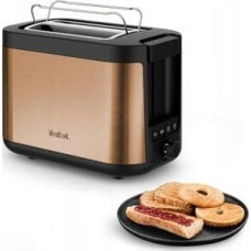 Tefal Toster Tefal Tefal Coppertinto TT430G10 Toaster, 850 W, black/copper, Gold | TEFAL