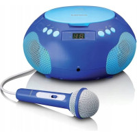 Trevi New! Lenco CD player with bluetooth and microphone blue SCD-625BU