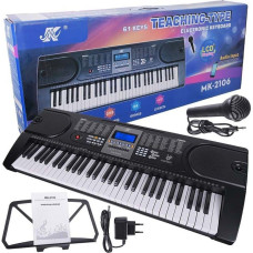 MK MK 2106 keyboard pianino 61 klawiszy z mikrofonem