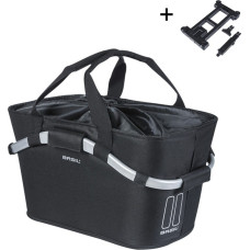Basil Kosz na tylny bagażnik BASIL CLASSIC CARRY ALL REAR BASKET MIK 22L MIK System (ready to go) solid black (NEW 2025)