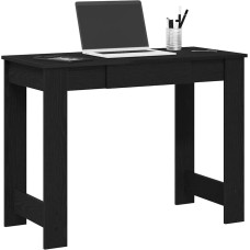 Vidaxl Biurko, czarne, 100x45x75 cm, materiał drewnopochodny Lumarko! Lumarko!