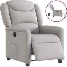 Vidaxl Elektryczny fotel rozkładany Cloud Grey Fabric Lumarko! Lumarko!