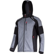 Lahti Pro Kurtka Softshell z Kapturem Szaro-czarwona M (L4092302)