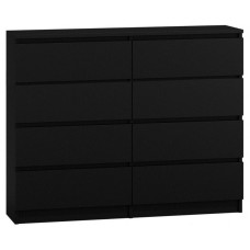 Top E Shop Topeshop M8 120 CZERŃ chest of drawers