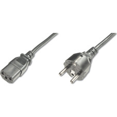 Digitus Kabel zasilający Digitus ASSMANN 10x power cable schuko - C15 black 1,8m - AK-440101-018-S