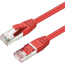Microconnect SSTP CAT6 50M Red LSZH