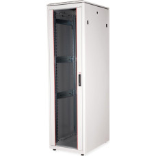 Roline Szafa Roline Netzwerkschrank Pro 48,26cm 19Zoll 42 HE 600x800 BxT Glast�r grau