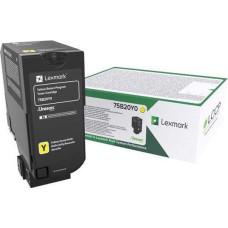 Lexmark Toner Lexmark 75B20Y0 Yellow Oryginał  (75B20Y0)