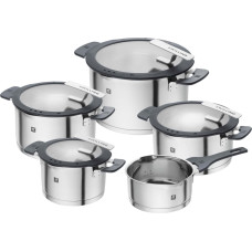 Zwilling SIMPLIFY 66870-005-0 Pots set Stainless steel 5 pcs. Silver Black