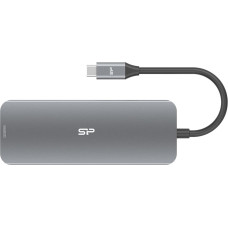 Silicon Power док SR30 8in1, серый