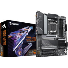 Gigabyte B650 AORUS ELITE AX V2 Motherboard - Supports AMD AM5 CPUs, 12+2+2 Phases Digital VRM, up to 8000MHz DDR5 (OC), 1xPCIe 5.0 + 2xPCIe 4.0 M.2, Wi-Fi 6E, 2.5GbE LAN, USB 3.2 Gen 2