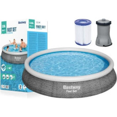 Bestway Inflatable pool BESTWAY Fast Set, blue, 7340 l, 396 x 84 cm,