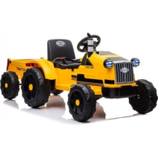 Lean Cars Traktor na Akumulator z Przyczepą CH9959 Żółty