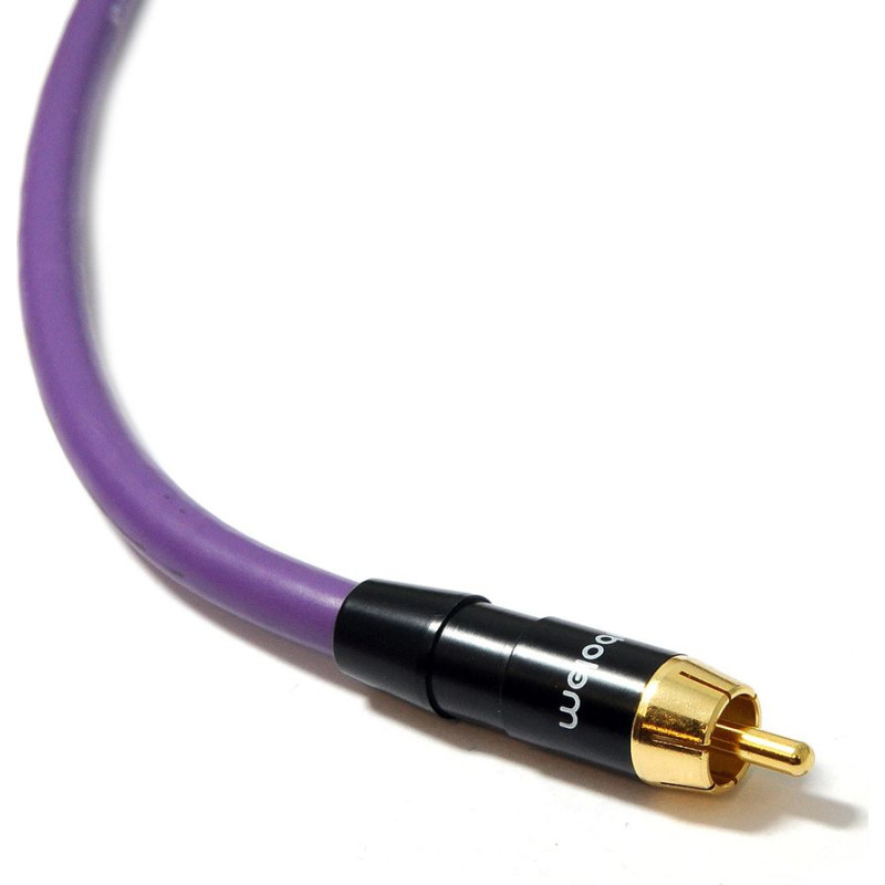 Melodika Kabel Melodika RCA (Cinch) - RCA (Cinch) 25m fioletowy
