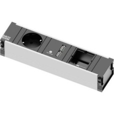 Bachmann BACHMANN CONI Small 1x gniazdo z uziemieniem 1x ładowarka USB 1x ABD