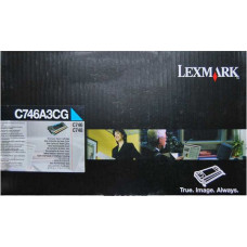 Lexmark Toner Lexmark C746A3CG Cyan Oryginał  (C746A3CG)