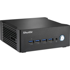 Shuttle Nano PC NA10H Wielkość PC 1L Czarny 8845HS 3,8 GHz