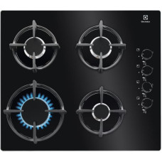 Electrolux EGG6407K Black Built-in 59 cm Gas 4 zone(s)