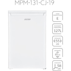 MPM Free-standing refrigerator MPM-131-CJ-19 127 l, white