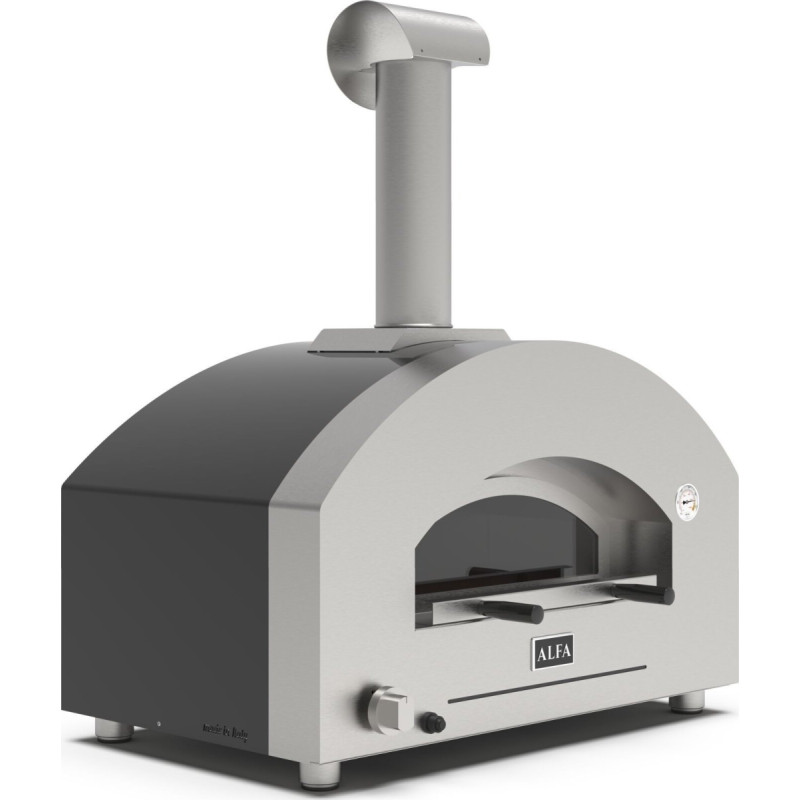 Alfa Forni Alfa Forni Futuro 2 Pizze Hybrid silver black