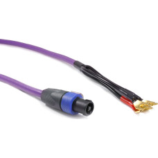 Melodika Kabel Melodika Widły - Speakon 1.5m fioletowy