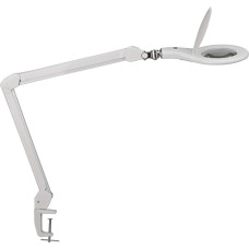 Maul Lampka biurkowa Maul MAUL LED Lupenleuchte Makro mit Klemmfuß weiß