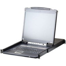 Aten CL5708iM Przełącznik KVM LCD Over IP, USB-PS/2, VGA, 8 portów, UK-Layout