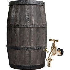 Prosperplast ZBIORNIK POJEMNIK NA WODĘ DESZCZÓWKĘ BECZKA BURGUND 500L UMBRA WOOD