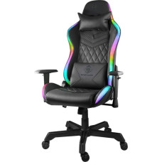 Deltaco Fotel Deltaco gamingowy - Skóra PU, RGB (GAM-080)