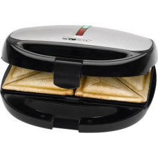 Clatronic ST/WA 3670 sandwich maker 800 W Black, Stainless steel