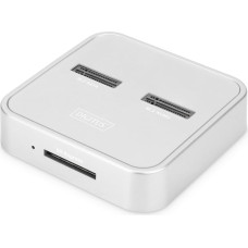 Digitus M.2 NVMe + M.2 SATA SSD Docking Station with SD Express Card Reader, USB-C™