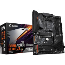 Gigabyte B550 AORUS ELITE V2 Motherboard - Supports AMD Ryzen 5000 Series AM4 CPUs, 12+2 Phases Digital Twin Power Design, up to 4733MHz DDR4 (OC), 2xPCIe 3.0 M.2, 2.5GbE LAN, USB 3.2 Gen1