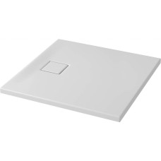 Cersanit Brodzik Cersanit W S932-157 SET B450 BRODZIK KWADRATOWY TAKO SLIM 80X4 BIAŁY MAT ( S932-145 ) + SYFON (VIRT)// KNC.B.TAKO.KW.80X4-B+SYF