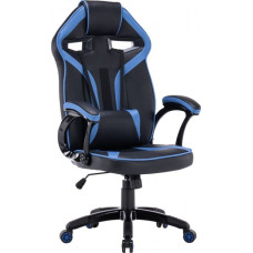 Topeshop Fotel Topeshop Drift czarno-niebieski