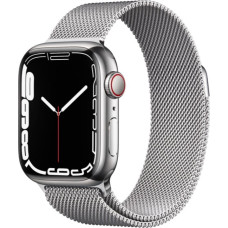 Apple Smartwatch Apple Watch 7 GPS + Cellular 45mm Srebrny  (MKJW3WB/A)