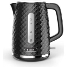 Eldom C280C ELDOM Kettle ELLI, capacity 1.7 l, power 2200 W, black, strix, black