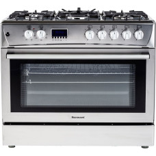 Ravanson Gas-electric Cooker Ravanson KWGE-K90 Cheff Modern (silver)