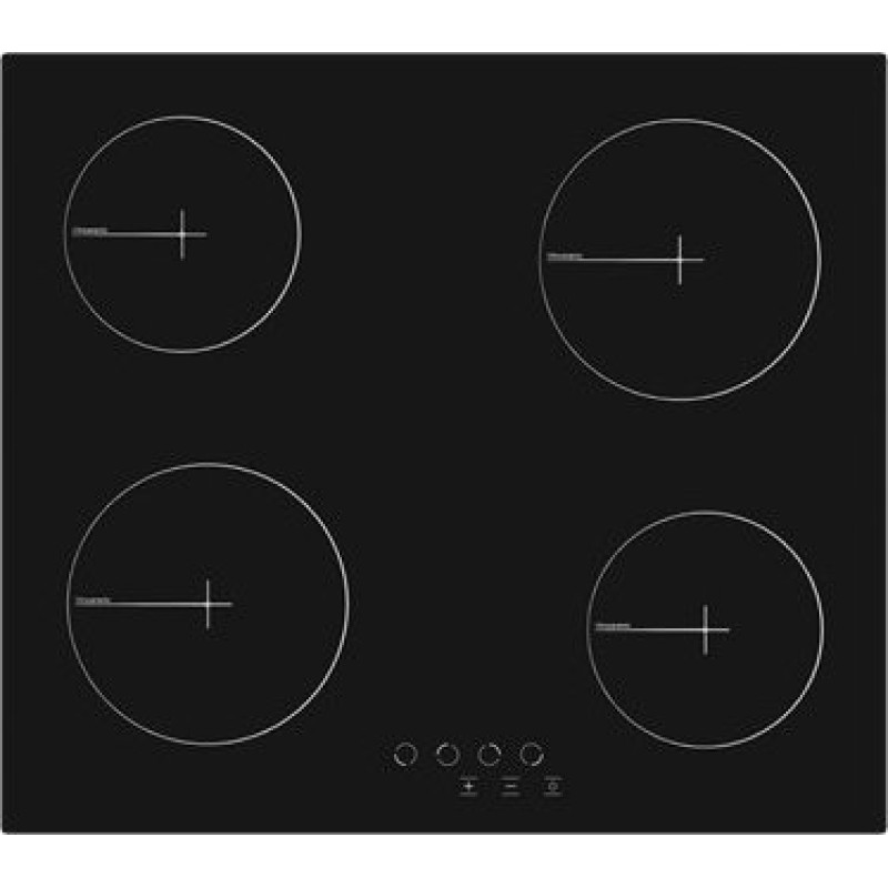 Simfer Płyta grzewcza Simfer Simfer | Hob | H6.040.DECSP | Vitroceramic | Number of burners/cooking zones 4 | Touch | Black