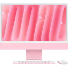 Apple Komputer Apple 24inch iMac with Retina 4.5K display Apple M4 chip with 10core CPU and 10core GPU 24GB 512GB SSD Pink